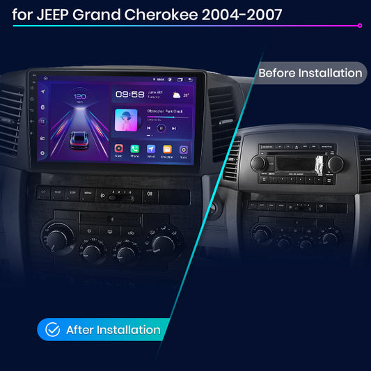 Junsun AI Voice 2 din Android Auto Radio dla JEEP Grand Cherokee 2004 2005 2006 2007 Carplay 4G Car Multimedia GPS 2din autoradio