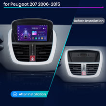 Junsun AI voice 4G LTE wireless CarPlay Android Auto Radio For  Peugeot 207 207CC 2006 - 2015 Car Intelligent Systems Multimedia player Stereo RDS BT 2 din autoradio GPS Navi screen