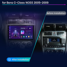 Junsun AI Voice 2 din Android Auto Radio For Benz C-Class W203 2005-2009 Carplay 4G Car Multimedia GPS 2din autoradio