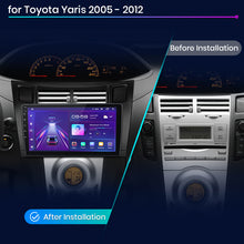 Junsun AI voice 4G LTE bezprzewodowy CarPlay Android Auto Radio dla Toyoty Yaris 2005 - 2012 Inteligentny system multimedialny Odbiornik stereo RDS BT 2 din autoradio GPS Navi ekran