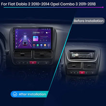 Junsun AI Voice 2 din Android Auto Radio dla Fiat Doblo 2 2010-2014 Opel Combo 3 2011-2018 Carplay 4G Car Multimedia GPS 2din autoradio