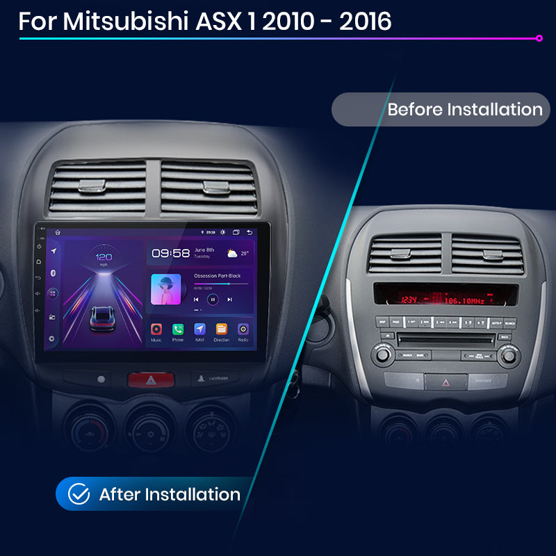 Junsun AI Voice 2 din Android Auto Radio dla Mitsubishi ASX 1 2010 - 2016 Carplay 4G Car Multimedia GPS 2din autoradio
