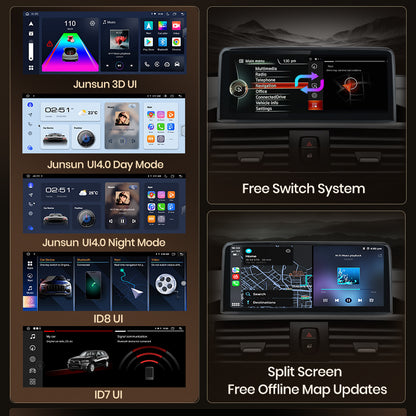 Junsun AI Voice Wireless CarPlay Car Radio Multimedia For BMW E81 E82 E87 E88 2005-2012 DSP GPS 8 Core GPS Autoradio