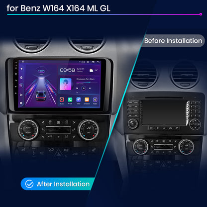 Junsun AI Voice 2 din Android Auto Radio dla Mercedes Benz M-Class W164 GL-Class X164 ML GL Carplay 4G Car Multimedia GPS 2din autoradio