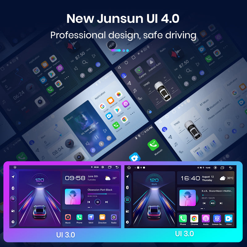 Junsun AI voice 4G LTE wireless CarPlay Android Auto Radio For BMW E46 M3 318/320/325/330/335 Car Intelligent Systems Multimedia player Stereo RDS BT 2 din autoradio GPS Navi screen