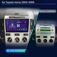 Junsun AI voice 4G LTE bezprzewodowe CarPlay Android Auto Radio dla Toyota Corolla Verso 2004 2005 2006 2007 2008 2009 Inteligentne systemy samochodowe Odtwarzacz multimedialny Stereo RDS BT 2 din autoradio GPS Navi ekran