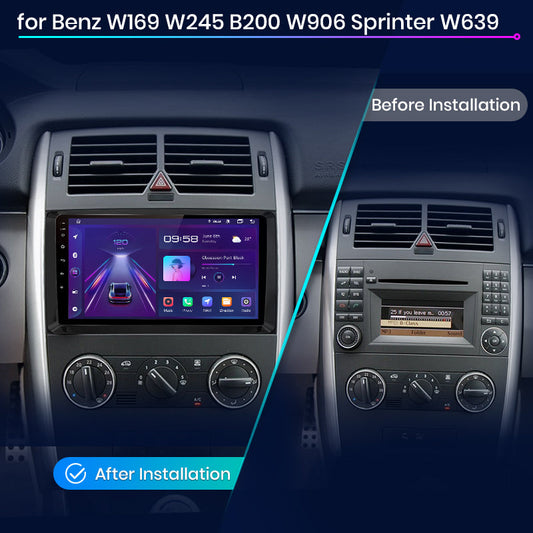 Junsun AI Voice 2 din Android Auto Radio dla Mercedes Benz W169 W245 B200 W906 Sprinter W639 Vito Carplay 4G Car Multimedia GPS 2din autoradio
