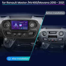 Junsun AI Voice 2 din Android Auto Radio do Renault Master Nissan NV400 Opel Movano 2010 - 2021 Carplay 4G Car Multimedia GPS 2din autoradio