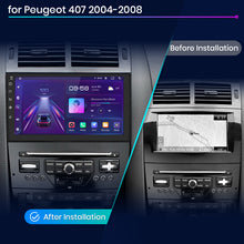 Junsun AI Voice 2 din Android Auto Radio dla Peugeot 407 cc SW 407CC 2004 2005 2006 2007 2008 2009 2010 2011 Carplay 4G Car Multimedia GPS 2din autoradio