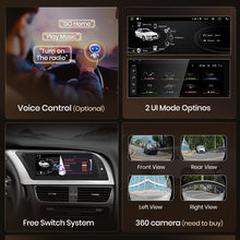 Junsun Wireless CarPlay Android Auto Car Radio For Audi A5 2009 2010 2011 2012-2016 8 core 4G WiFi BT GPS Touch Screen Autoradio