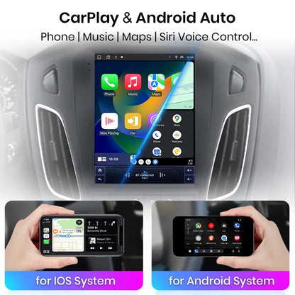 Junsun dla Tesli Styl Android Auto 4G Bezprzewodowe Carplay DSP Radio Odtwarzacz Multimedialny dla Forda Focus MK 3 2012-2017 bez 2din