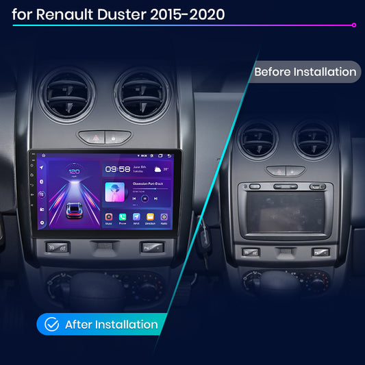 Junsun AI Voice 2 din Android Auto Radio dla Renault Duster 2015-2020 Carplay 4G Car Multimedia GPS 2din autoradio