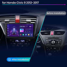 Junsun AI Voice 2 din Android Auto Radio do Hondy Civic 9 FK FB 2012 - 2017 Carplay 4G Car Multimedia GPS 2din autoradio