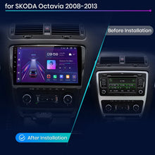 Junsun AI Voice 2 din Android Auto Radio dla Skoda Octavia 2 A5 2008-2013 Carplay 4G Car Multimedia GPS 2din autoradio