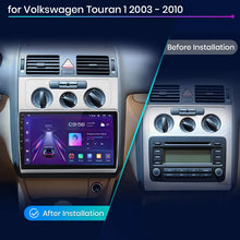 Junsun AI Voice 2 din Android Auto Radio dla Volkswagen Touran 1 2003 - 2010 Carplay 4G Car Multimedia GPS 2din autoradio