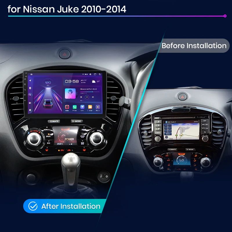 Junsun AI voice 4G LTE wireless CarPlay Android Auto Radio For Nissan Juke YF15 2010-2014 Car Intelligent Systems Multimedia player Stereo RDS BT 2 din autoradio GPS Navi screen