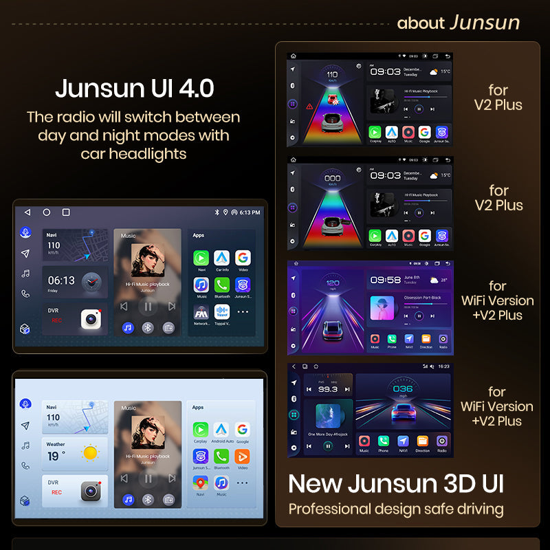 Junsun AI voice 4G LTE bezprzewodowe CarPlay Android Auto Radio do Audi A4 B9 B8 B7 B6 S4 RS4 SEAT Exeo Inteligentny system multimedialny Odbiornik stereo RDS BT 2 din autoradio GPS Navi ekran