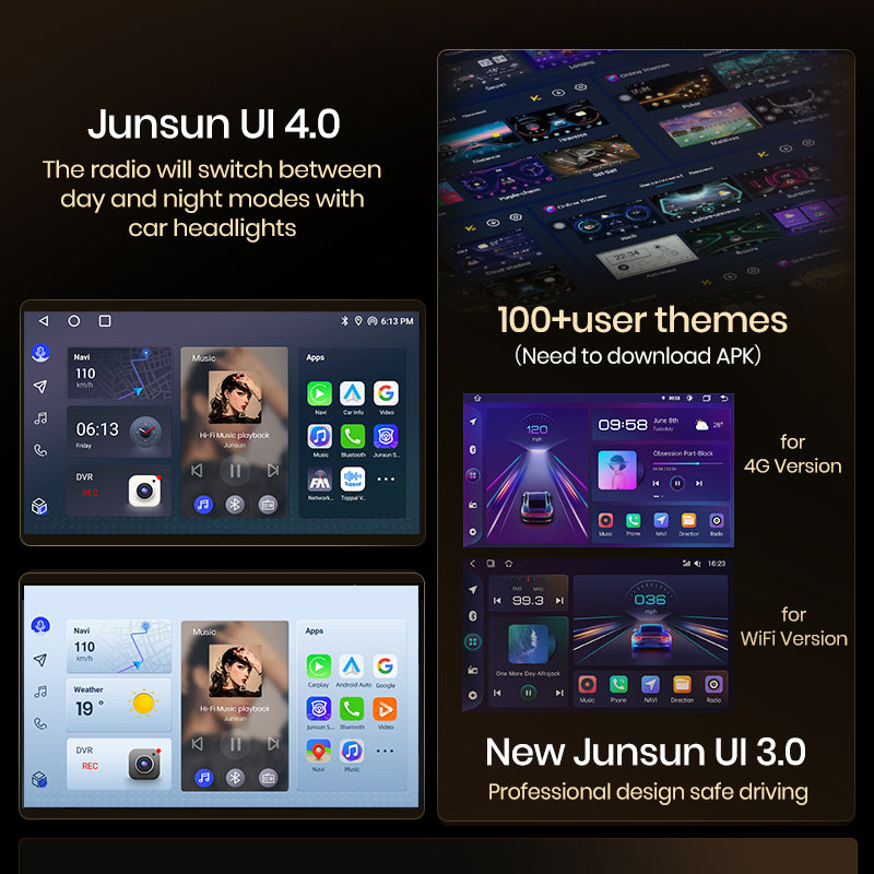 Junsun AI voice 4G LTE wireless CarPlay Android Auto Radio For Alfa Romeo 159 Brera Spider Sportwagon Car Intelligent Systems Multimedia player Stereo RDS BT 2 din autoradio GPS Navi screen