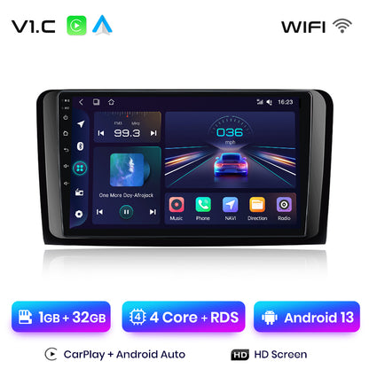 Junsun AI Voice 2 din Android Auto Radio dla Mercedes Benz M-Class W164 GL-Class X164 ML GL Carplay 4G Car Multimedia GPS 2din autoradio