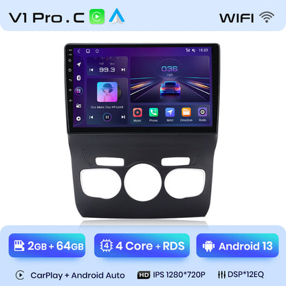 Junsun AI Voice 2 din Android Auto Radio dla Citroen C4 2 B7 2013 - 2016 Carplay 4G Car Multimedia GPS 2din autoradio