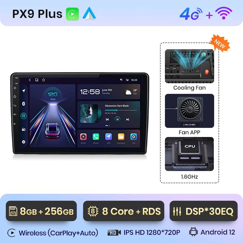 Junsun V1pro AI Voice 2 din Android Auto Radio For Fiat 500L 2012-2017 Carplay 4G Car Multimedia GPS 2din autoradio