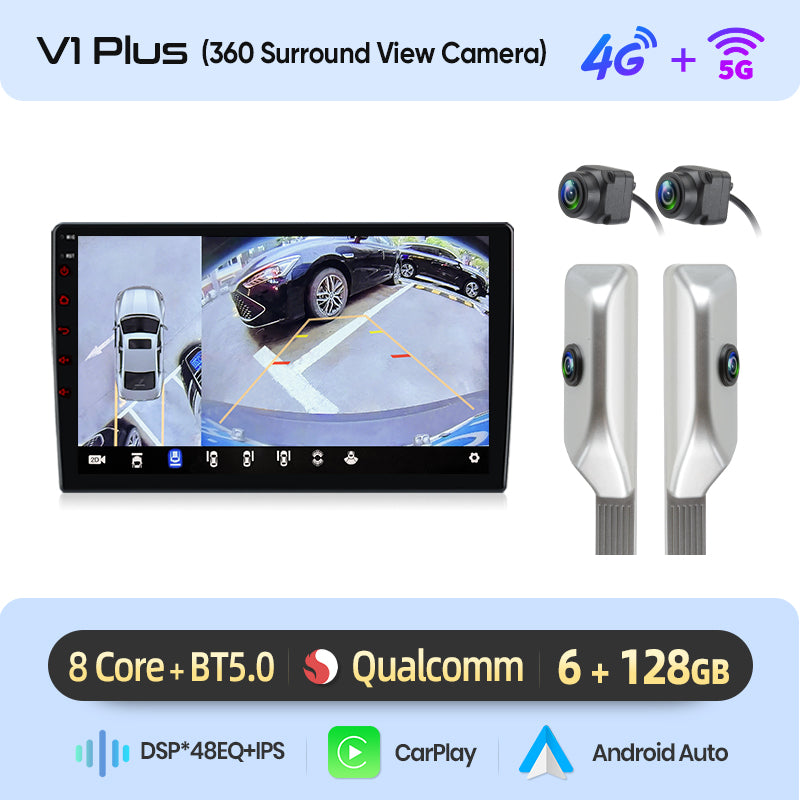 Junsun AI voice 4G LTE wireless CarPlay Android Auto Radio For SUZUKI Splash Ritz 2004-2010 Opel Agila 2008-2012 Car Intelligent Systems Multimedia player Stereo RDS BT 2 din autoradio GPS Navi screen