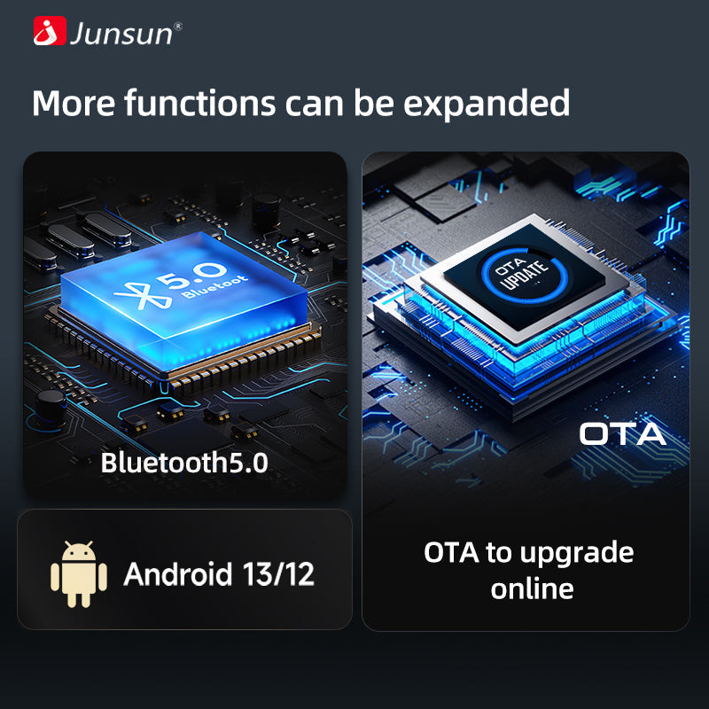 Junsun AI Voice 2 din Android Auto Radio do Hondy Civic 9 FK FB 2012 - 2017 Carplay 4G Car Multimedia GPS 2din autoradio