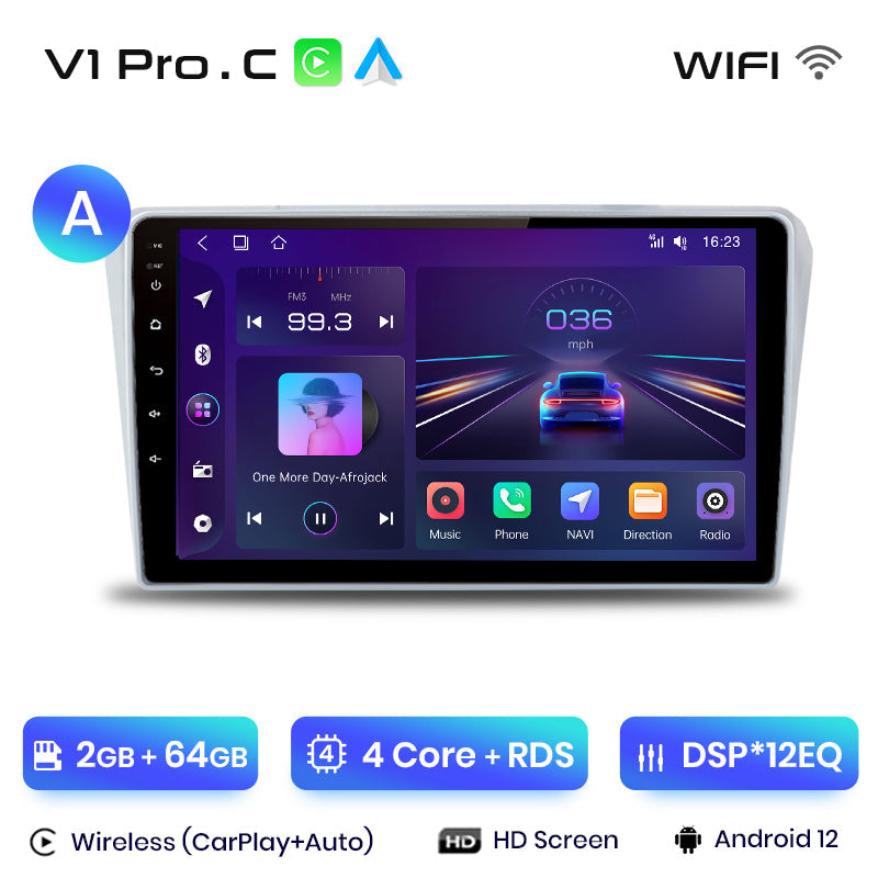 Junsun AI Voice 2 din Android Auto Radio dla Toyota Avensis T25 2002 - 2008 Carplay 4G Car Multimedia GPS 2din autoradio