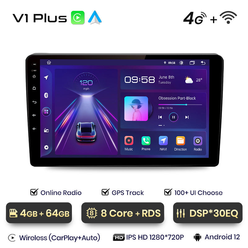 Junsun AI Voice 2 din Android Auto Radio dla Citroen Berlingo B9 Peugeot Partner 2008 - 2019 Carplay 4G Car Multimedia GPS 2din autoradio