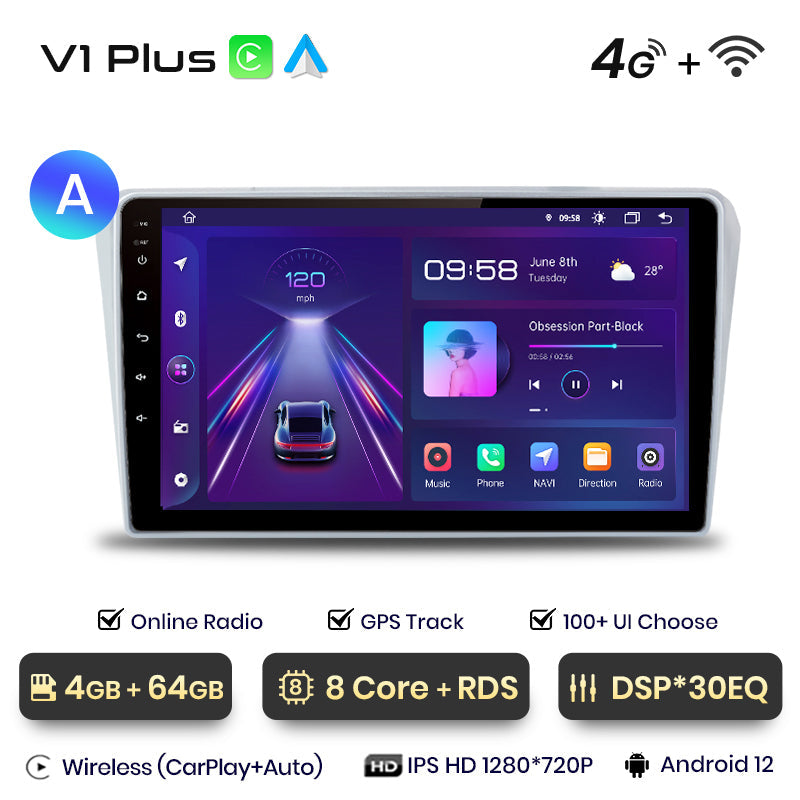 Junsun AI Voice 2 din Android Auto Radio dla Toyota Avensis T25 2002 - 2008 Carplay 4G Car Multimedia GPS 2din autoradio