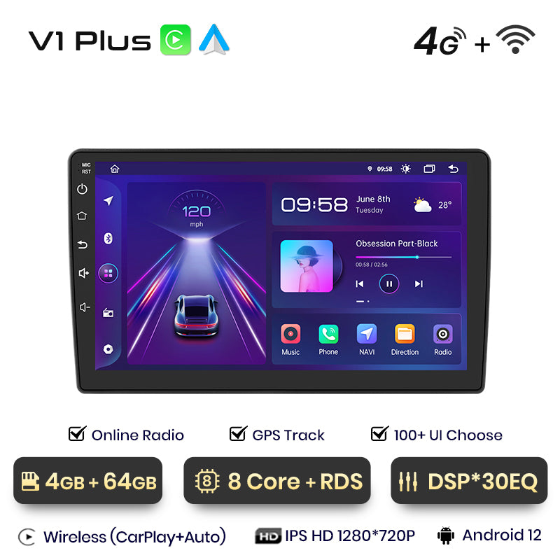 Junsun AI Voice 2 din Android Auto Radio dla Peugeot 407 cc SW 407CC 2004 2005 2006 2007 2008 2009 2010 2011 Carplay 4G Car Multimedia GPS 2din autoradio