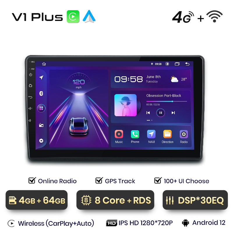 Junsun AI Voice 2 din Android Auto Radio dla KIA CEED 2007 2008 2009 Carplay 4G Car Multimedia GPS 2din autoradio