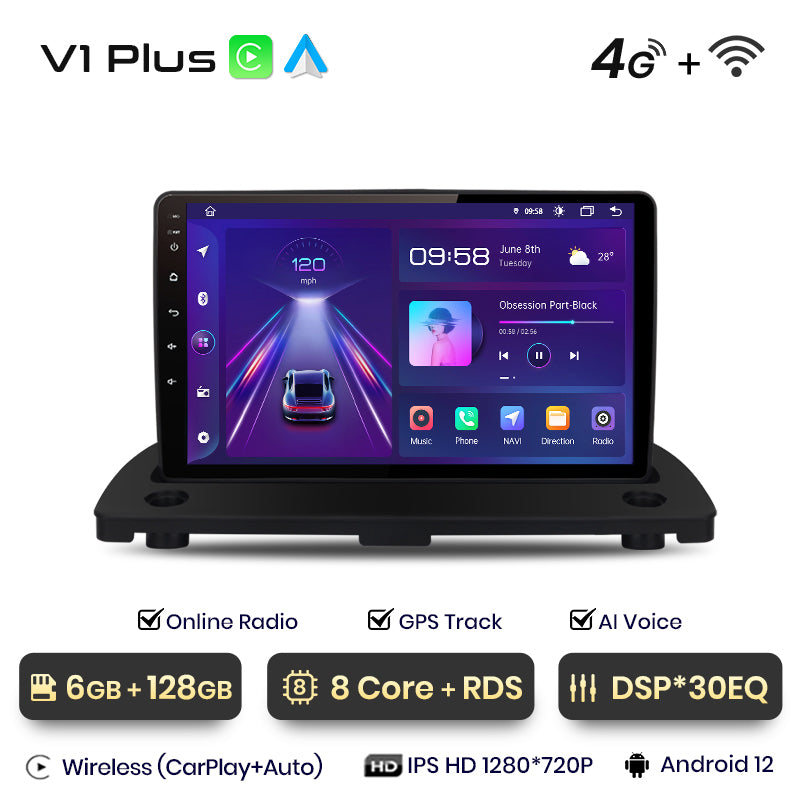 Junsun AI Voice 2 din Android Auto Radio dla Volvo XC90 2004-2014 Carplay 4G Car Multimedia GPS 2din autoradio