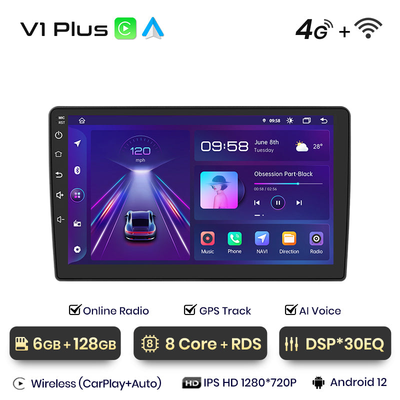 Junsun AI Voice 2 din Android Auto Radio dla Peugeot 407 cc SW 407CC 2004 2005 2006 2007 2008 2009 2010 2011 Carplay 4G Car Multimedia GPS 2din autoradio