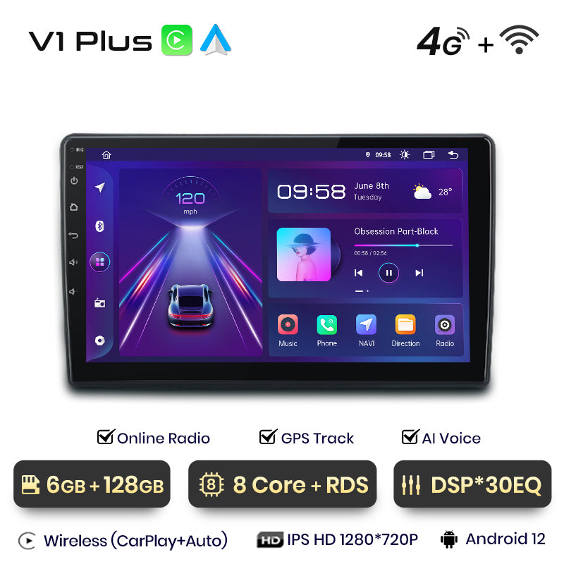 Junsun AI Voice 2 din Android Auto Radio dla KIA CEED 2007 2008 2009 Carplay 4G Car Multimedia GPS 2din autoradio