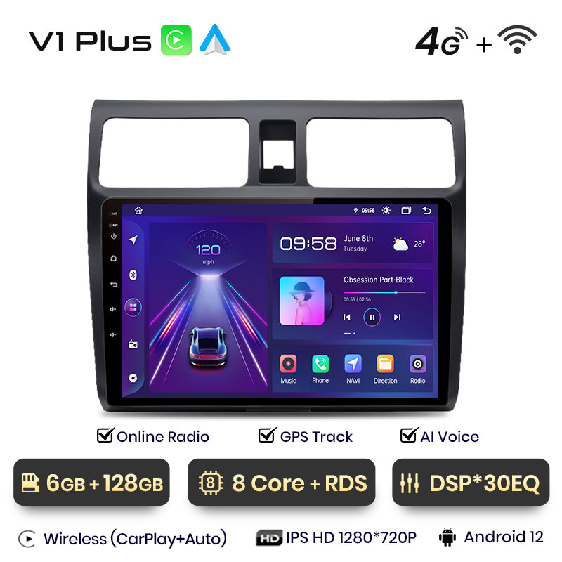 Junsun AI Voice 2 din Android Auto Radio do Suzuki Swift 2003 2004 2005 2006 2007 2008 - 2010 Carplay 4G Car Multimedia GPS 2din autoradio