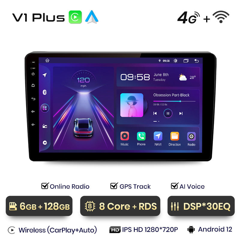 Junsun AI Voice 2 din Android Auto Radio dla Citroen Berlingo B9 Peugeot Partner 2008 - 2019 Carplay 4G Car Multimedia GPS 2din autoradio