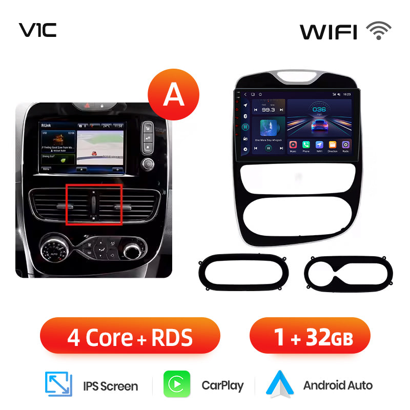 Junsun AI voice 4G LTE bezprzewodowy CarPlay Android Auto Radio do Renault Clio 4 ZOE 2012-2019 Inteligentny system multimedialny Odtwarzacz stereo RDS BT 2 din autoradio GPS Navi ekran