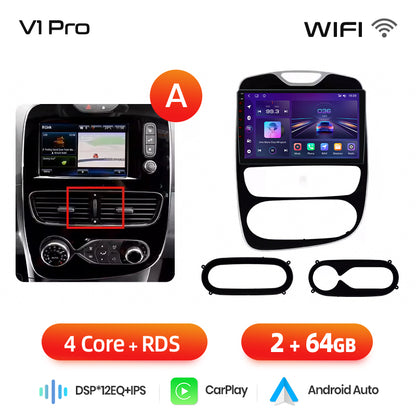Junsun AI voice 4G LTE wireless CarPlay Android Auto Radio For Renault Clio 4 ZOE 2012-2019 Car Intelligent Systems Multimedia player Stereo RDS BT 2 din autoradio GPS Navi screen