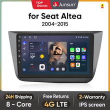 Junsun V1 AI Voice Wireless CarPlay Android Auto Radio For Seat Altea 2004-2015 Toledo 3 4G Car Multimedia GPS 2din autoradio