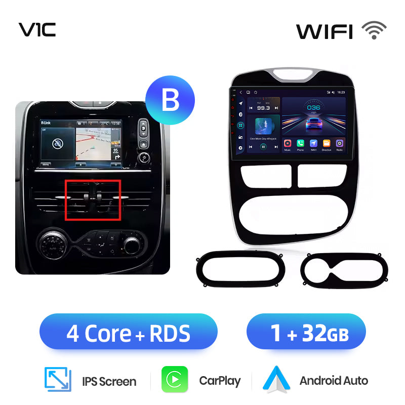 Junsun AI voice 4G LTE bezprzewodowy CarPlay Android Auto Radio do Renault Clio 4 ZOE 2012-2019 Inteligentny system multimedialny Odtwarzacz stereo RDS BT 2 din autoradio GPS Navi ekran