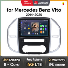 Junsun AI Voice 2 din Android Auto Radio dla Mercedes Benz Vito W447 2014-2020 Carplay 4G Car Multimedia GPS 2din autoradio