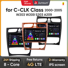 Junsun AI Voice 2 din Android Auto Radio dla Mercedes Benz C Class CLK Class W203 W209 S203 A209 2000-2005 Carplay 4G Car Multimedia GPS 2din autoradio