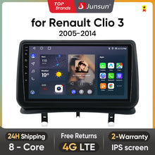 Junsun AI Voice 2 din Android Auto Radio do Renault Clio 3 2005 2006-2014 Carplay 4G Car Multimedia GPS 2din autoradio