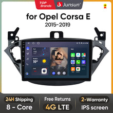 Junsun AI Voice 2 din Android Auto Radio dla Opel Corsa E 2015-2019 Carplay 4G Car Multimedia GPS 2din autoradio