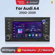 Junsun AI voice 4G LTE wireless CarPlay Android Auto Radio For  Audi A4 B9 B8 B7 B6 S4 RS4 SEAT Exeo Car Intelligent Systems Multimedia player Stereo RDS BT 2 din autoradio GPS Navi screen