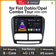 Junsun AI Voice 2 din Android Auto Radio dla Fiat Doblo 2 2010-2014 Opel Combo 3 2011-2018 Carplay 4G Car Multimedia GPS 2din autoradio