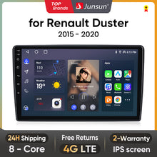 Junsun AI Voice 2 din Android Auto Radio dla Renault Duster 2015-2020 Carplay 4G Car Multimedia GPS 2din autoradio