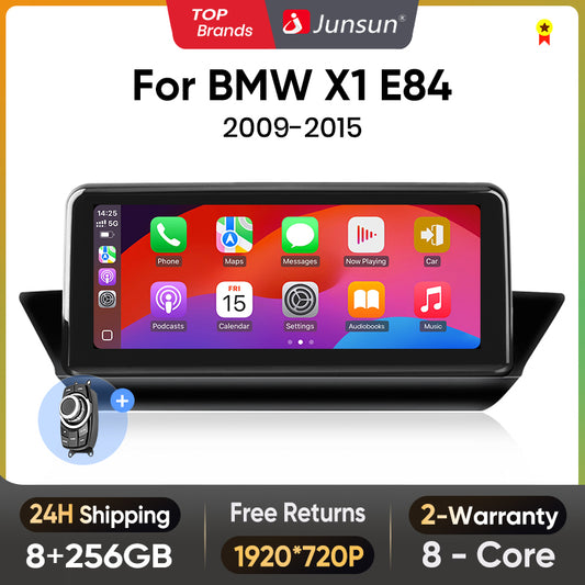 Junsun AI Głos Bezprzewodowe CarPlay Radio Samochodowe Multimedia Dla BMW X1 E84 2009 2010 2011-2015 DSP Android Auto GPS 8 rdzeni autoradio