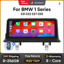 Junsun AI Głos Bezprzewodowe CarPlay Radio Samochodowe Multimedia dla BMW E81 E82 E87 E88 2005-2012 DSP GPS 8 Rdzeni GPS Autoradio